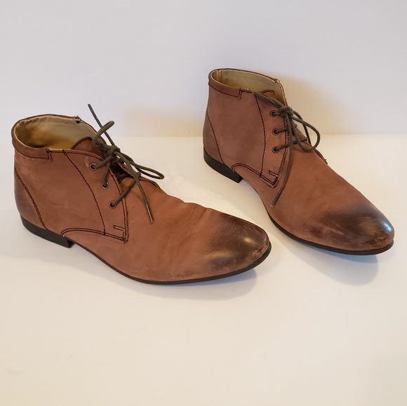 ASOS Other - ASOS | leather lace up chukka shoes